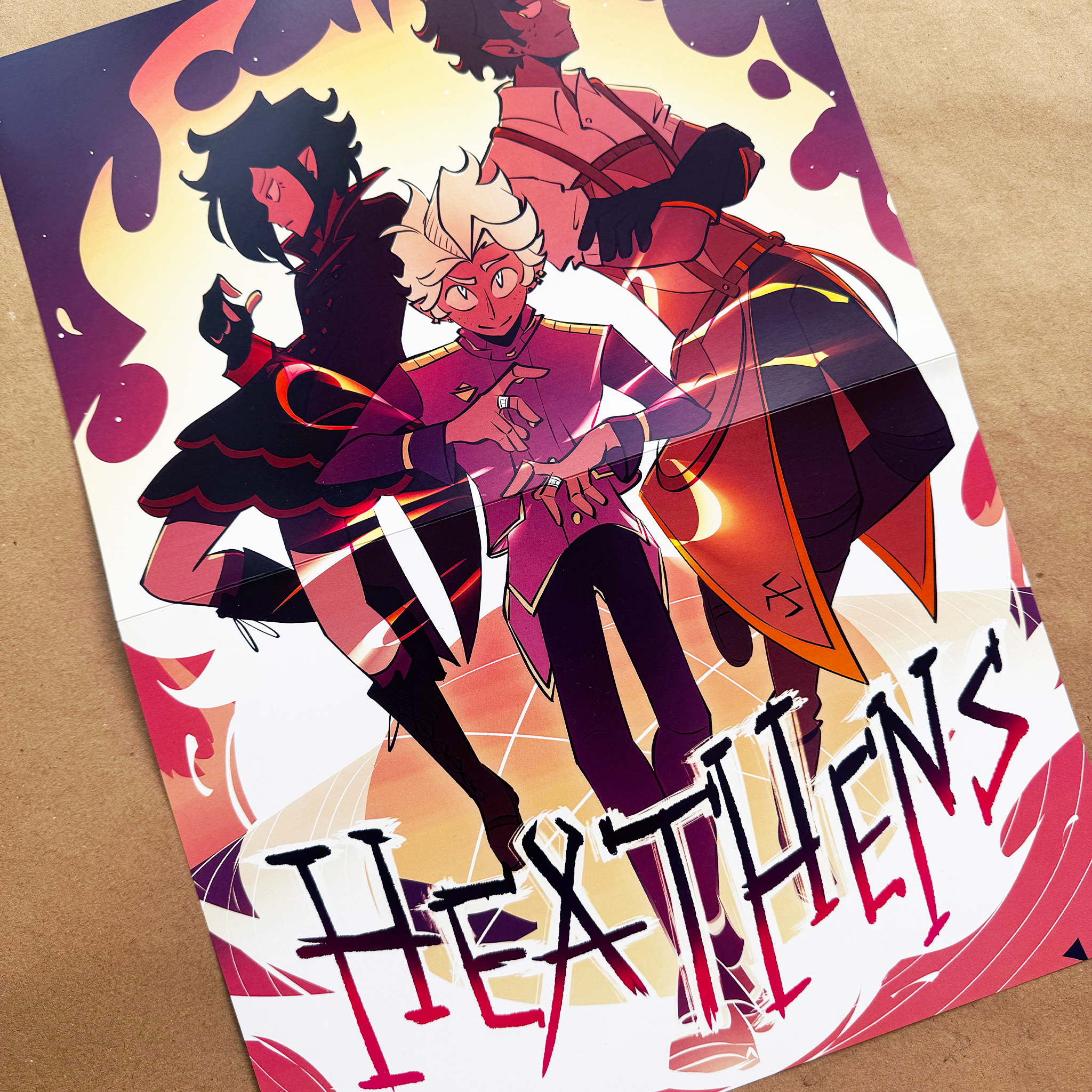 Heathen Hello Official HEATHENS Poster – Studio Psycho